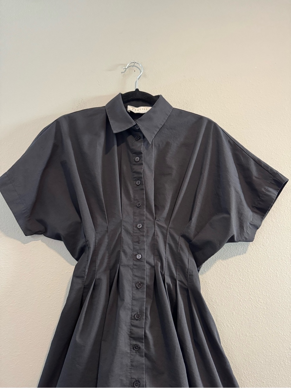Anthropologie Tobie Shirtdress by Exquise Classic Old Money Minimalist XS - Picture 4 of 7